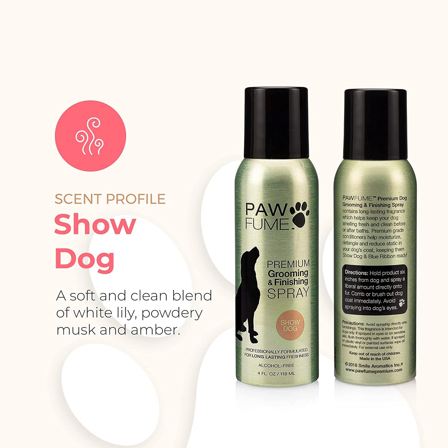 Grooming Spray Dog Spray Deodorizer Perfume for Dogs - Dog Cologne Spray Long Lasting Dog Sprays - Dog Perfume Spray Long Lasting after Bath- Dog Deodorizing Spray (Show Dog)