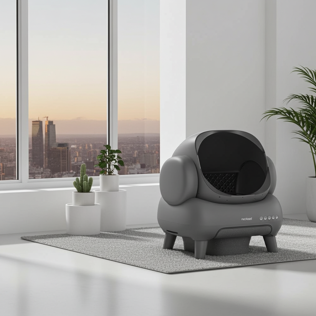 Neakasa M1 Plus Self-Cleaning Automatic Cat Litter Box with Sensor, 7.17L, Odor-Free Waste Disposal, Includes Trash Bags