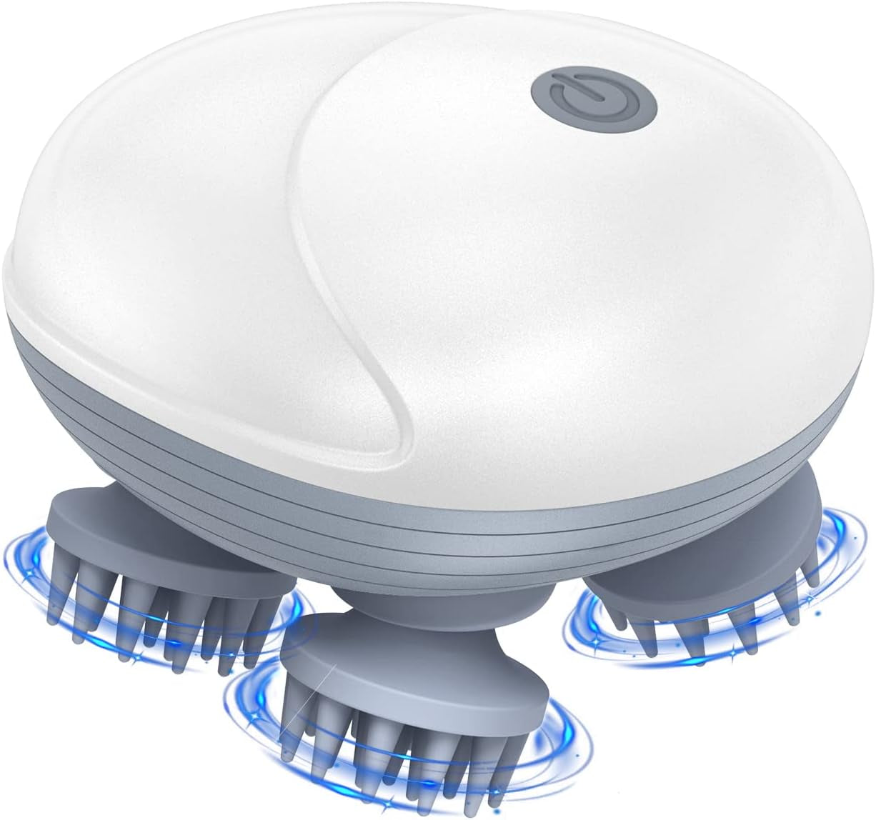 Upgraded Handheld Pet Massager for Dogs and Cats, Electric Cat Massager Dog Massager, with 4 Rotatable Massage Heads, Three Modes, for Relieving Tight Stiffness Muscles, Promote Bonding