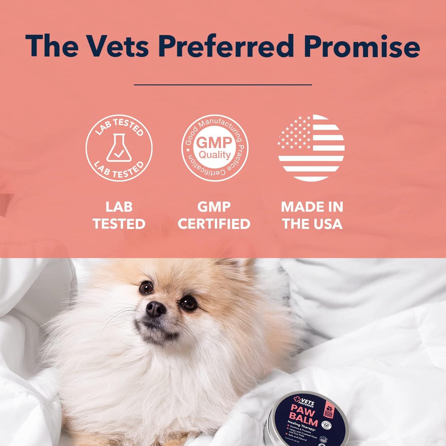 Paw Balm Pad Protector for Dogs – Dog Paw Balm Soother – Heals, Repairs and Moisturizes Dry Noses and Paws – Ideal for Extreme Weather Season Conditions - 2 Oz