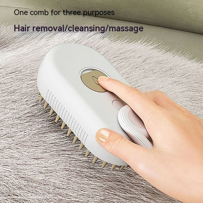 3 in 1 Pet Steam Brush For Gromming