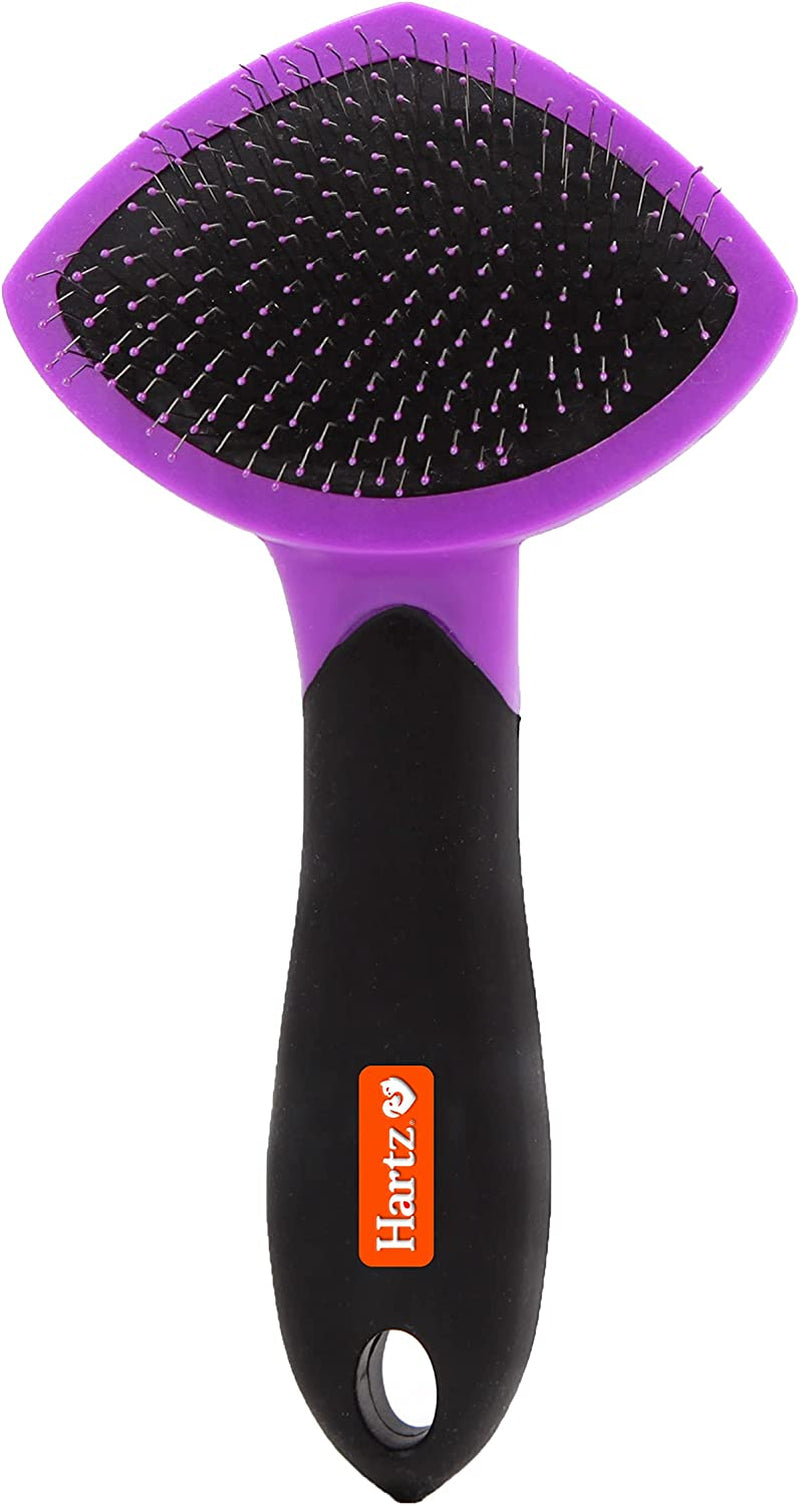 , Groomer'S Best Small Slicker Brush for Cats and Small Dogs, Black/Violet, 1 Count