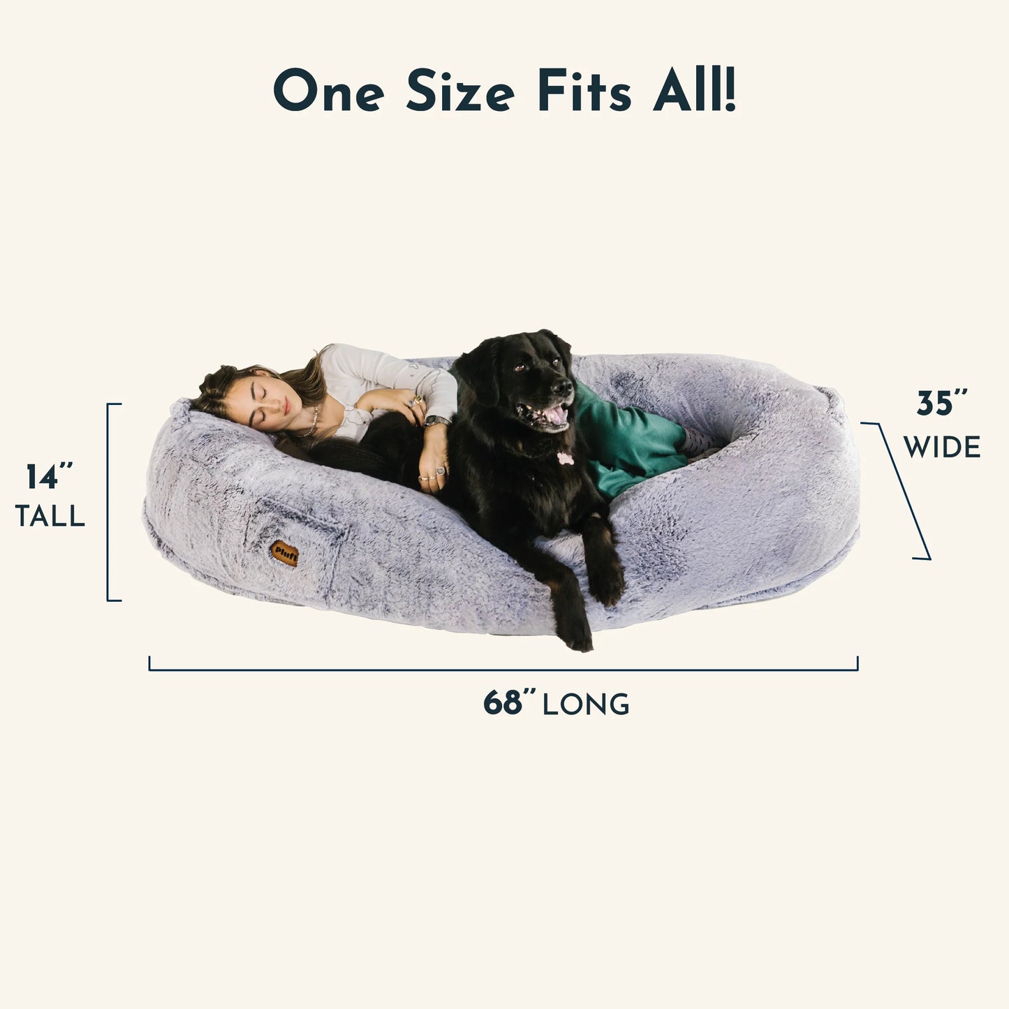 Plufl Human Dog Bed