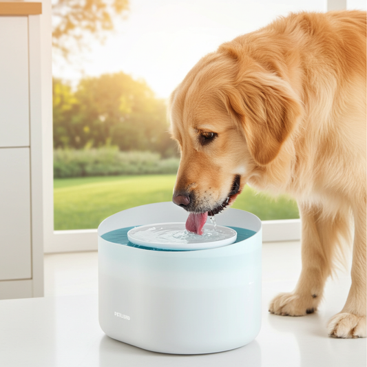 Petlibro Dog Water Fountain 270Oz/2.1Gal/8L  – Anti-Splash, Super Quiet Dispenser for Medium to Large Dogs.