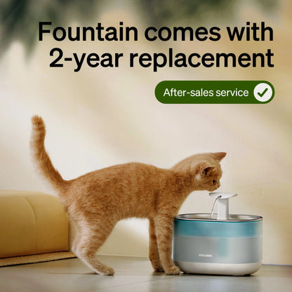 Capsule Stainless Steel Cat Water Fountain Replacement Filter 8 Pack for 2.1Lcat Water Fountain 4 Months Set for Ultra Quiet Cat Fountain