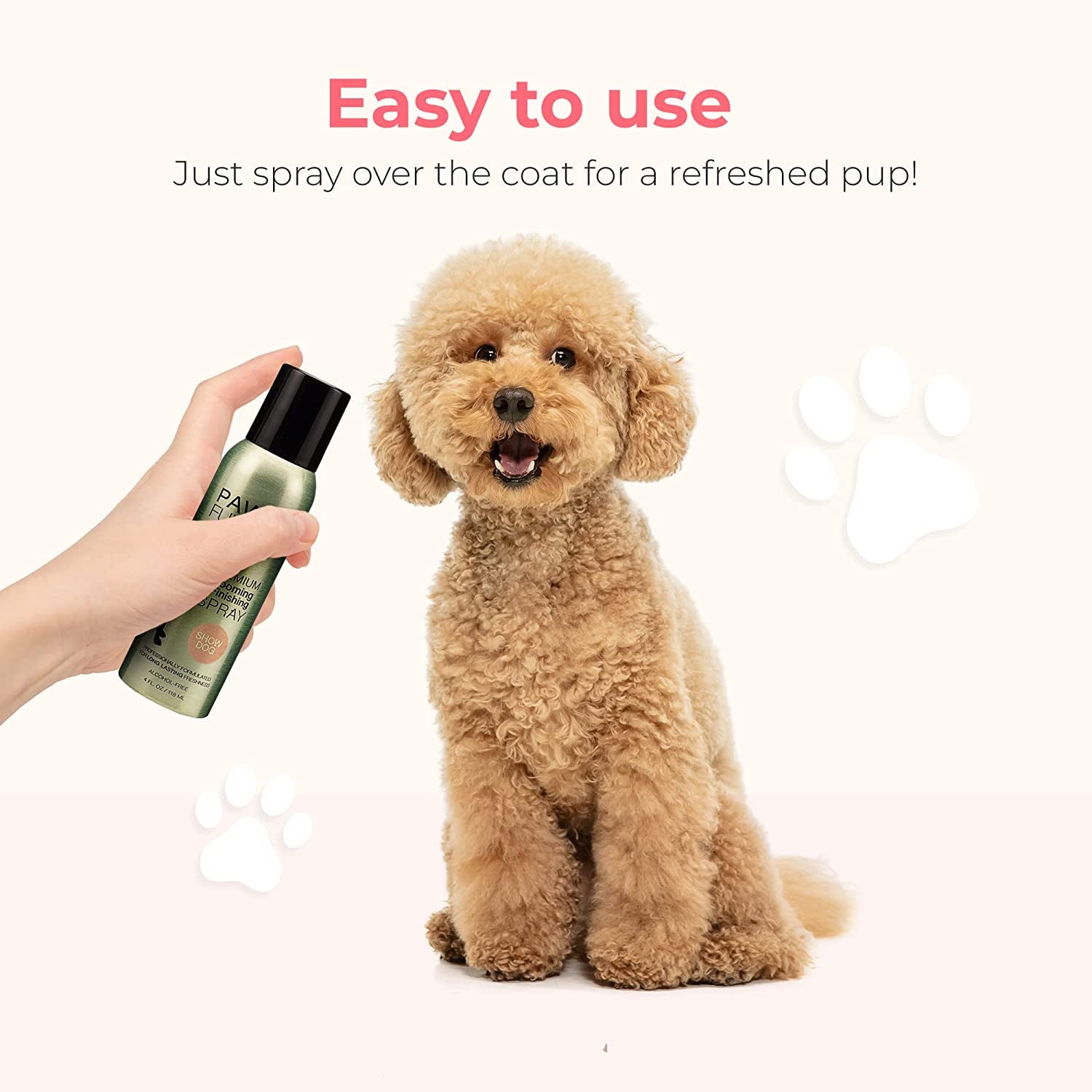 Grooming Spray Dog Spray Deodorizer Perfume for Dogs - Dog Cologne Spray Long Lasting Dog Sprays - Dog Perfume Spray Long Lasting after Bath- Dog Deodorizing Spray (Show Dog)
