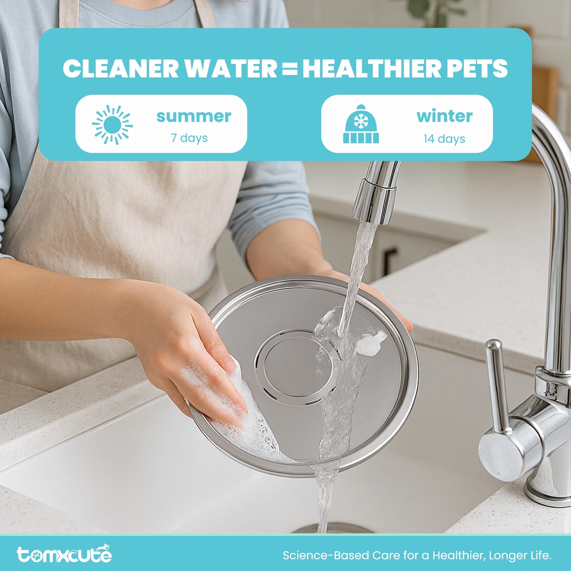 3.2L/108Oz Cat Water Fountain Premium Stainless Steel with 3 Filters, Automatic Pet Fountain Dispenser for Cats Dogs, with Ultra-Quiet Pump