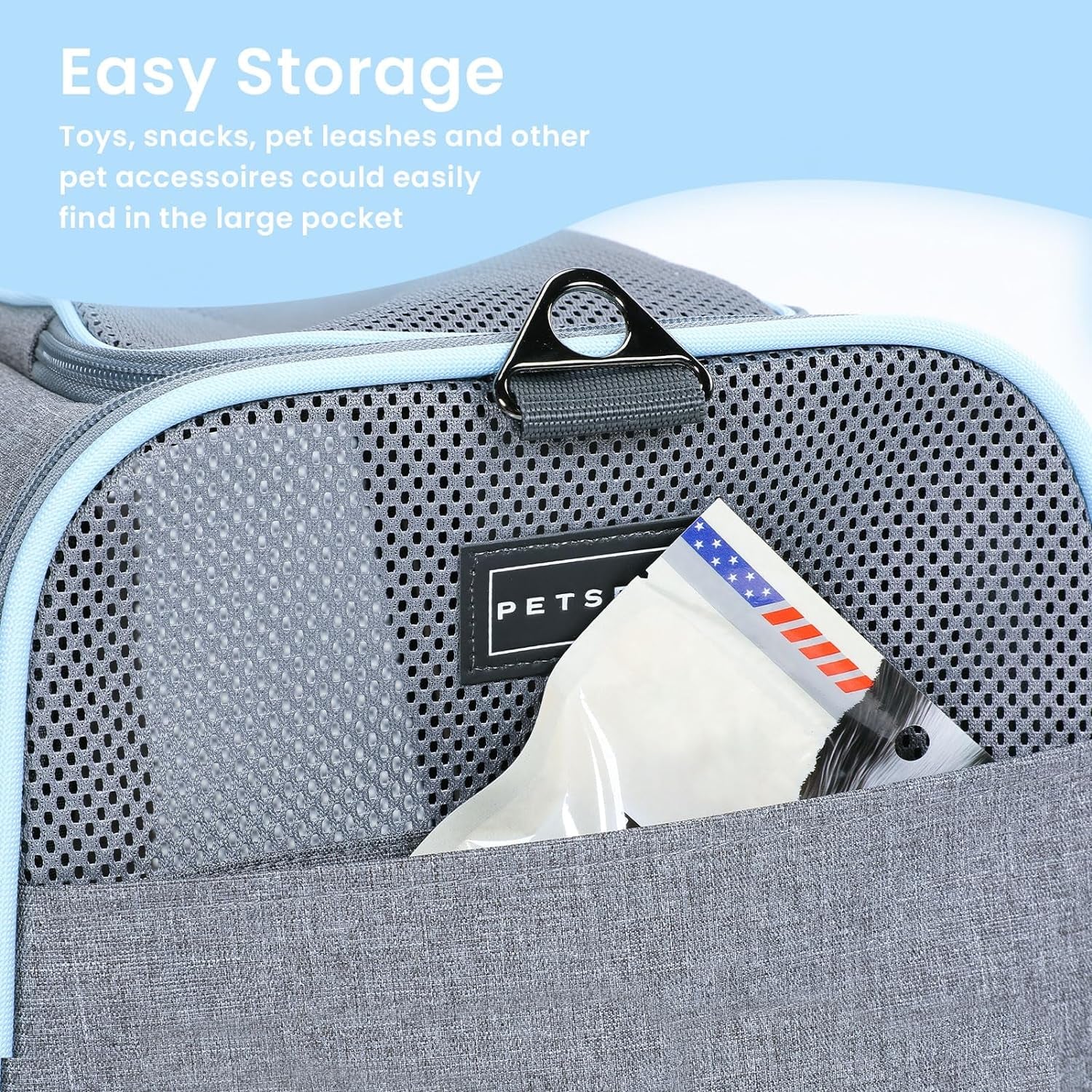 Expandable Small Cat Carriers Dog Carrier, Airline Approved Soft-Sided Portable Washable Pet Travel Carrier with Two Extension up to 9LB