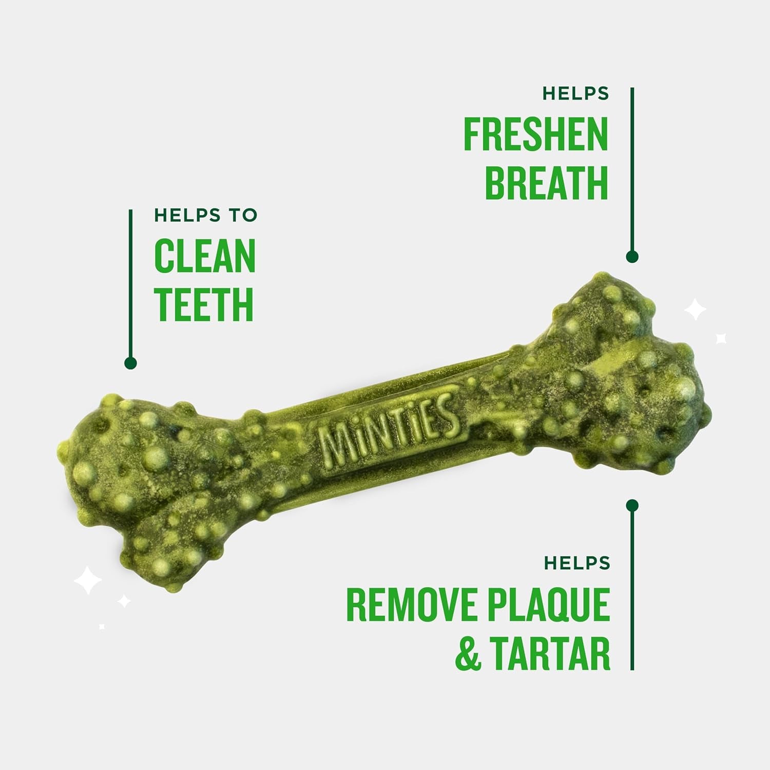 Dental Chews for Dogs, 40 Count, Vet-Recommended Mint-Flavored Dental Treats for Tiny/Small Dogs 5-24 Lbs, Dental Bones Clean Teeth, Fight Bad Breath, and Removes Plaque and Tartar