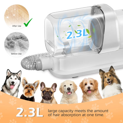 Dog & Cat Grooming Clippers Kit, Adjustable Corded Electric with Accessories (9 Pack)