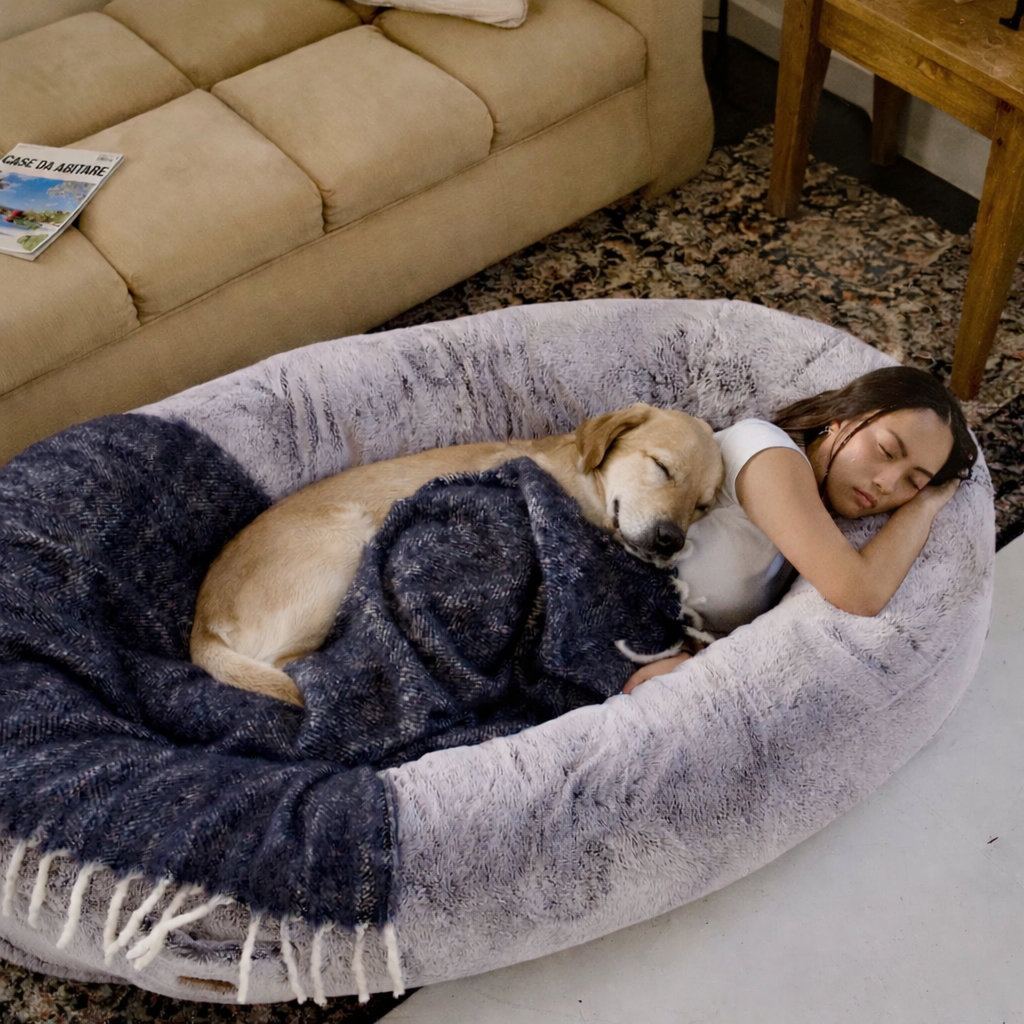 Plufl Human Dog Bed.