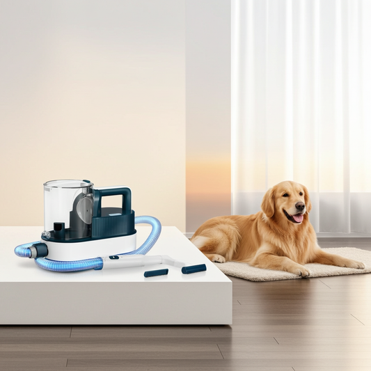 DOMIPET 2.5L Dog Grooming Vacuum with 9 Attachment & Dog Clippers Tools for Dogs Cats.