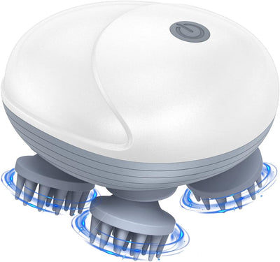 Upgraded Handheld Pet Massager for Dogs and Cats, Electric Cat Massager Dog Massager, with 4 Rotatable Massage Heads, Three Modes, for Relieving Tight Stiffness Muscles, Promote Bonding