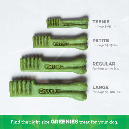 Original Regular Natural Dog Dental Care Chews Oral Health Dog Treats, 36 Count (Pack of 1)