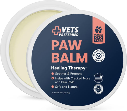 Paw Balm Pad Protector for Dogs – Dog Paw Balm Soother – Heals, Repairs and Moisturizes Dry Noses and Paws – Ideal for Extreme Weather Season Conditions - 2 Oz