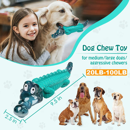 Dog Toys for Super Aggresive Chewers/Tough Dog Toys/Heavy Duty/Durable Toys for Large/Medium Dogs to Keep Them Busy